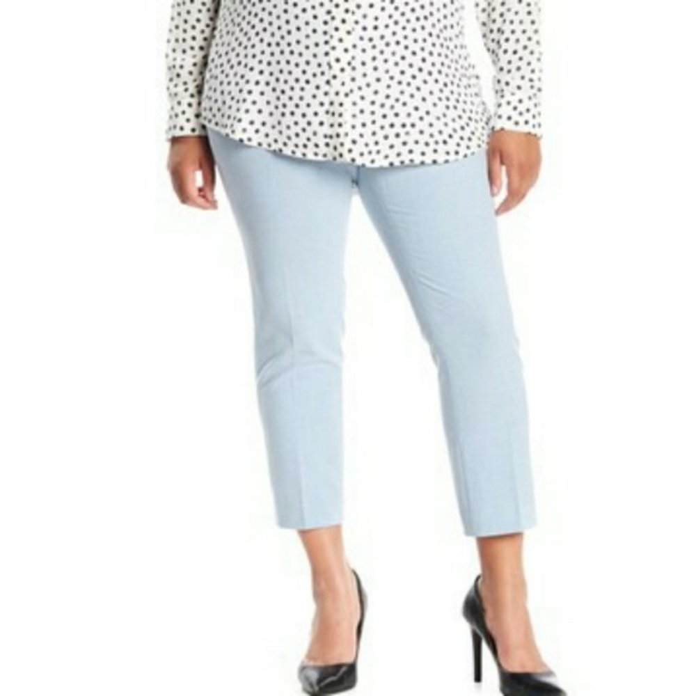 Amanda + Chelsea Blue Contemporary Fit Ankle Pants